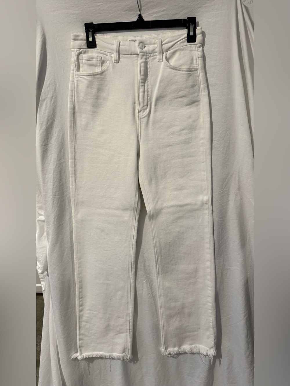 Women’s KanCanw White 90's Straight Jeans